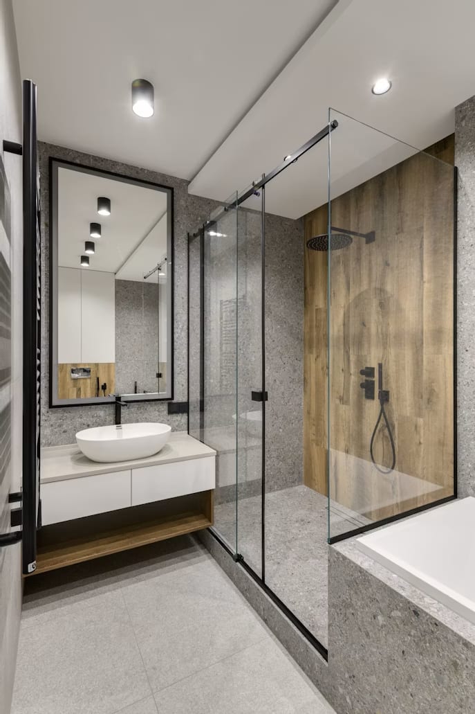 Frameless Shower Glass Enclosures — 7